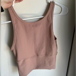 Lululemon Crop Ribbed Tank